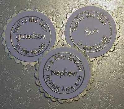 Lads circle stamps